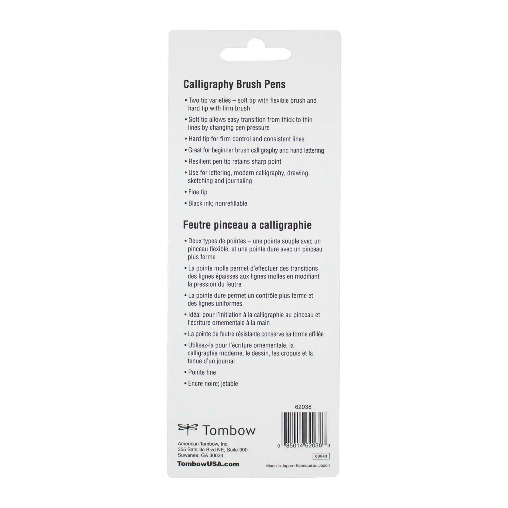 Tombow Fudenosuke Calligraphy Brush Pens